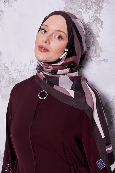 Levidor Plum Drop Pattern Royal Shawl