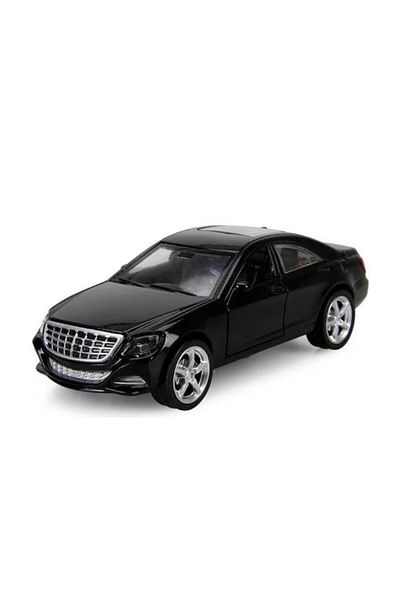 Sunman Toy Metal Model Car Flip up Door 1/36 Pull Drop Black