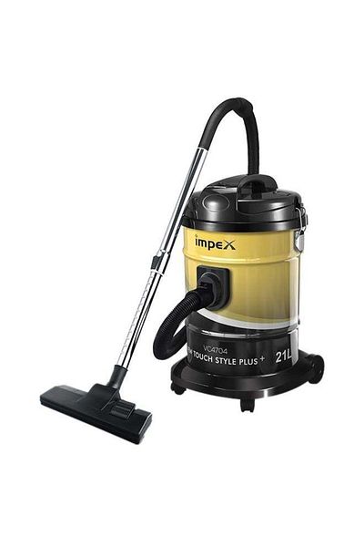 İMPEX Impex Vacuum Cleaner High Power 2200W 21L Strong Metal Body Dust Full Indication VC4704