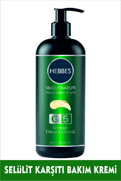HEBBES Elastikiyet Artırıcı Anti Selülit Kremi 500 ml