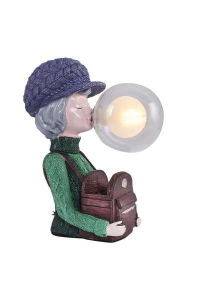 Özcan Aydınlatma Özcan Aydınlatma 4809-1 Postacı Masa Lambası Yeşil