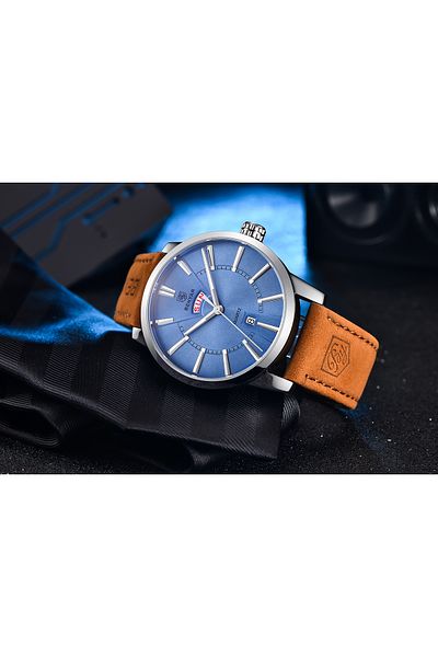 Benyar Casual Watch For Men Analog Genuine Leather - BY-5111M