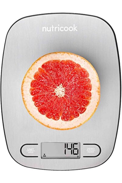 Nutricook ميزان مطبخ رقمي من ايكو، سعة 5 كجم، ميزان طعام من الفولاذ المقاوم ل...