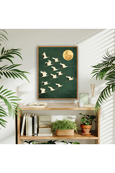 woodhomeworks Tek Bohem Tablo Salon Ofis Dekor Ttk