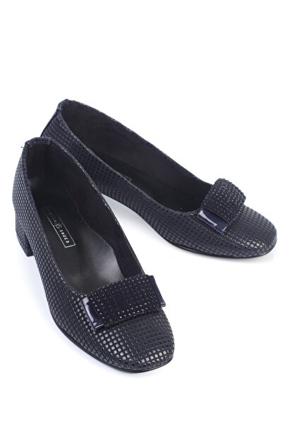 KARVENSHOES Dark Blue Patent Leather Evening Shoes