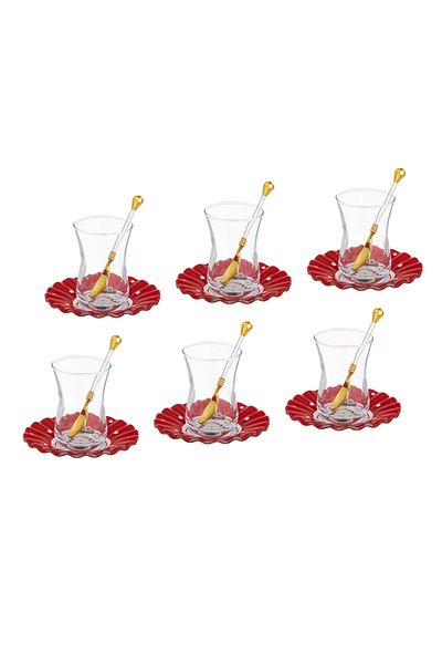 Dania Turkish Tea Set Modern Design 18 Piece