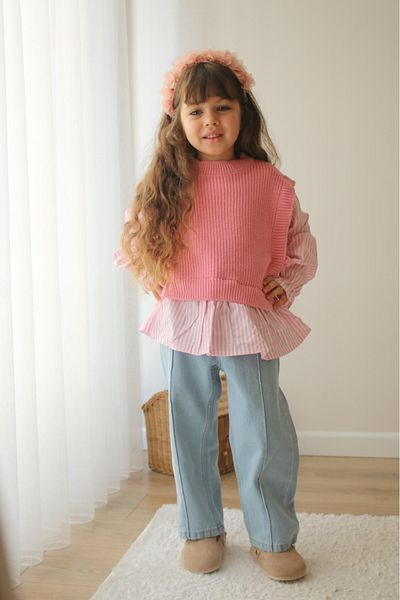 Elidabutik Shirt, Sweater and Jeans Set