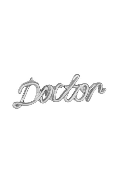 Prof Doctor Yazılı Medikal Broş P0661