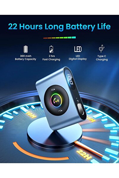 Joyroom Araba Stereo Uyumlu  Bluetooth Kablosuz Alıcı / Hoparlör / Kablolu Kulaklıklar