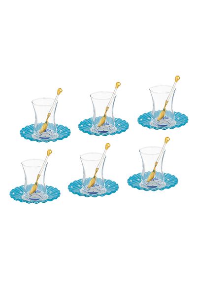 Dania Turkish Tea Set Modern Design 18 Piece