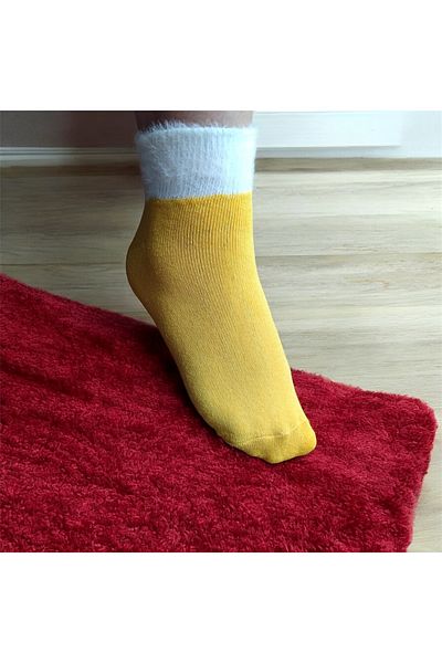 Emsay Store Original 3 Pairs Women's Winter, Thick, Curled, Elasticless Thermal Socket Socks Winter Socks