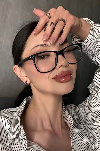 Nida Wayfarer للجنسين - نظارات كلاسيكية زرقاء لامعة مع مرشحات خفيفة متقاطعة