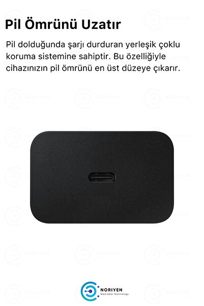Noriyen Yeni Nesil 45W Ultra Hızlı Şarj Adaptörü Başlığı Tüm Telefonlara Uyumlu Type-C Hızlı Güç Adaptör