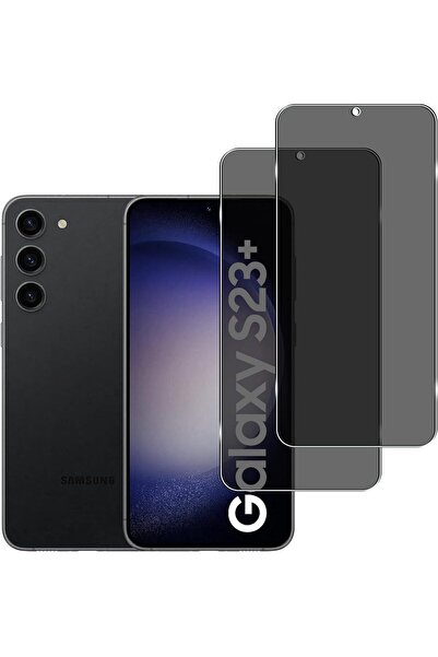 aheaks Galaxy S23 Plus Nano Hayalet Ekran Koruyucu Nano Cam - Kamera Bölümü Açık