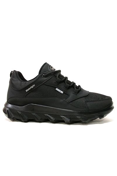 Scooter Black Watertight Waterproof Lace-Up Anatomical Comfort Shoes