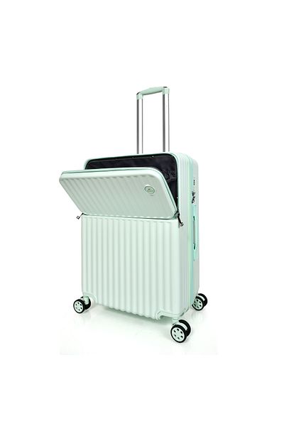 MORANO MORANO Smart Cabin Luggage Lightweight Front Pocket Hard Polycarbonate