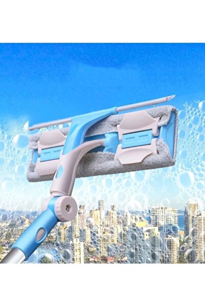 çeçem ticaret Silecek, Cam Temizleme Aracı Silecek Çift Taraflı Teleskopik Çubuk Silme Pencere Artefakt Bina