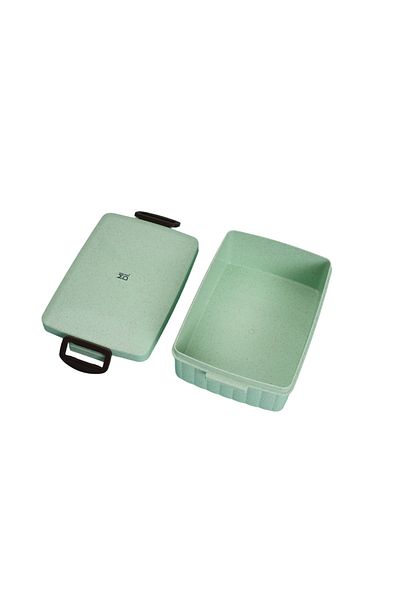 the midi 1000ml wheat fiber simple lunch box - healthy and sustainable design - 2 Sets
