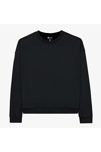 SKECHERS M Essential Crew Neck S242113 Суитшърт Erkek Суитшърт SİYAH
