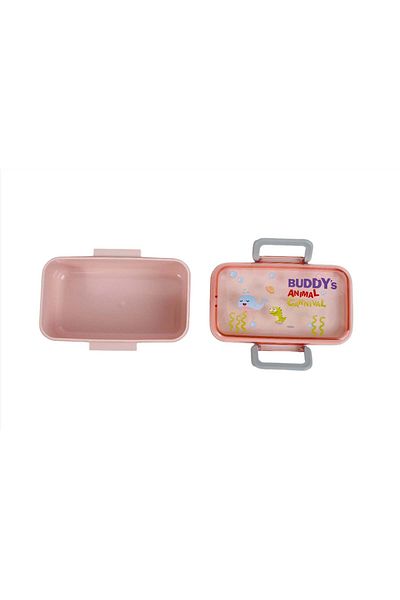 the midi Babadi 600ml Children's Lunch Box - Fun Cartoon Design - 2 Set