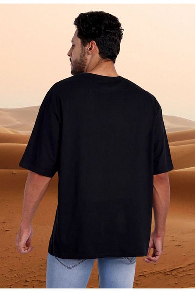 Frisson Good Vibes Printed Oversize Cotton T-shirt
