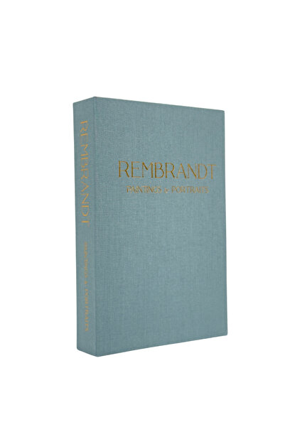 Lara Decor Kumaş Kitap Kutu Mavi Rembrant