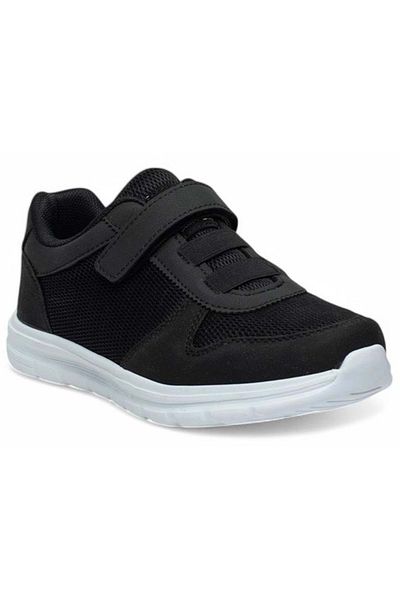 Kocamanlar Ayakkabı Black Sea 616 Velcro Orthopedic Unisex Sports Shoes Black-White
