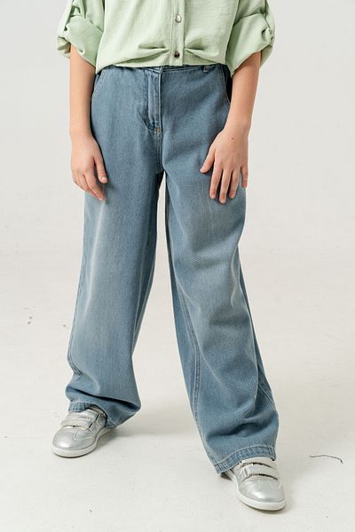 GİYİCEM TEKSTİL Girl's Baggy Jeans Trousers 2205