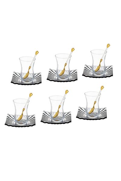 Dania Turkish Glass Tea Set 18 Piece