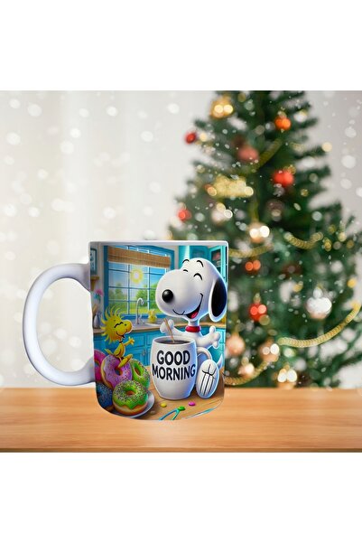 Genel Markalar Snoopy Temalı - Günaydın Kahvesi Ve Donuts - Çizgi Film Temalı...