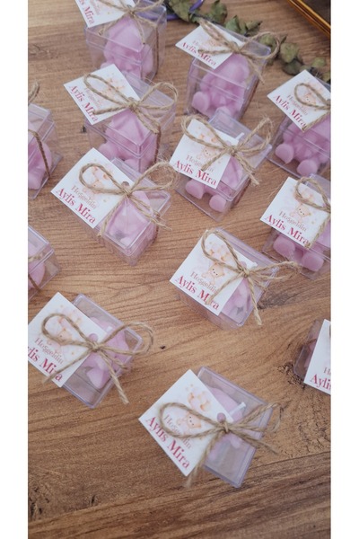 sevgiliatolyemm mutluluk getirmesi dileğiyle Bear Candle Baby Gift 10 Pieces Baby Shower Birthday Mevlüt