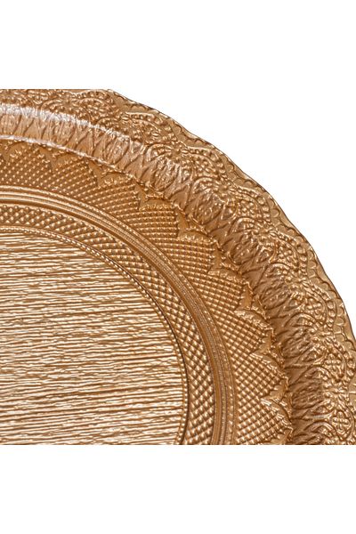 Dania Turkish Glass Serving Platter With Base 32cm