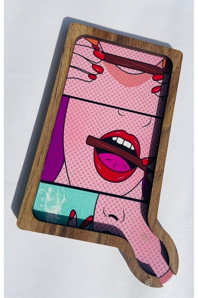 Chase Womm ahşap tütün tepsi