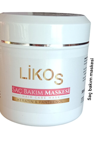 LİKOS 500 ml Keratinli % 80 Doğal Saç Onarıcı Maske