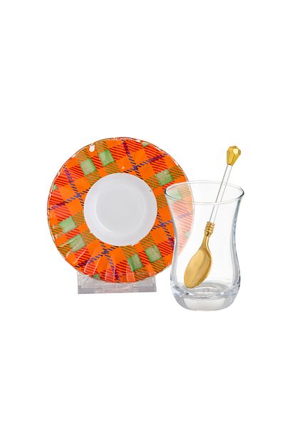 Dania Turkish Glass Tea Set 18 Piece