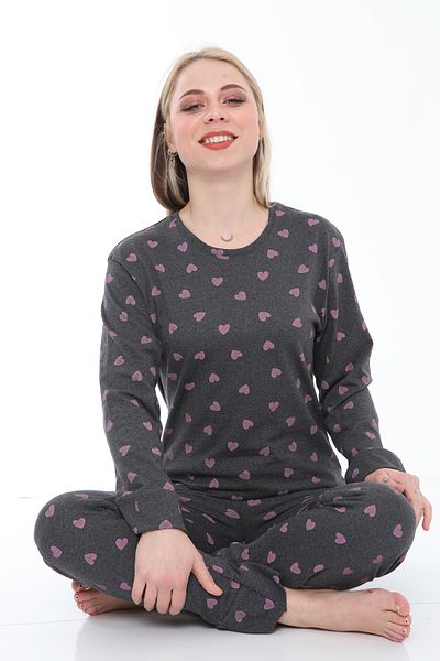 VariaMart Long Sleeve Summer Pijamas Suit