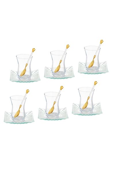 Dania Turkish Glass Tea Set 18 Piece