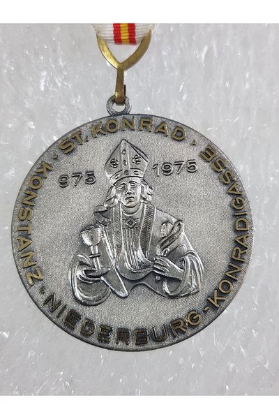 Edi Antik German Ribbon Medal 5cm Rare. Rare German Medal of the Original Period.