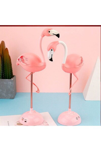 Hediye Vakti Flamingo Masa Lambası Şarjlı