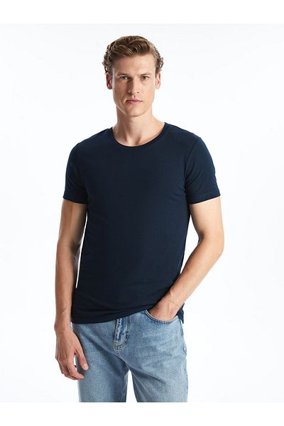 LC Waikiki Crew Neck Combed Cotton Men's Undershirt