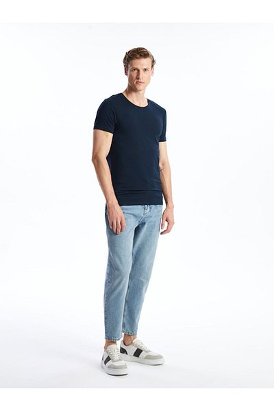 LC Waikiki Crew Neck Combed Cotton Men's Undershirt