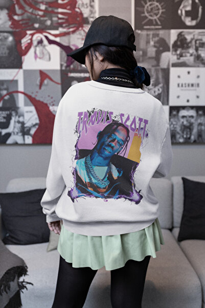 SEVBANO Travis Scott unisex oversize reper majica sa printom