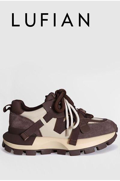 Lufian 121230008 Yako Unisex Sneaker - Brown Shoes