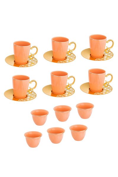 Dania Porcelain Tea And Coffee Set Of 18 Pcs