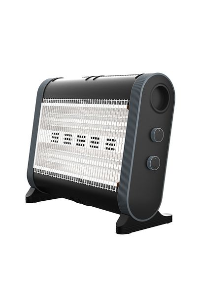 Koolen ELECTRIC HEATER TWO TUBES 1600W BLACK AND ROSE
