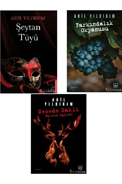 Destek Yayınları Şeytan Tüyü-Farkındalık Okyanusu-Gecede Saklı Yalnız Aşklar-Adil Yıldırım 3 KİTAP (ÜCRETSİZ KARGO)