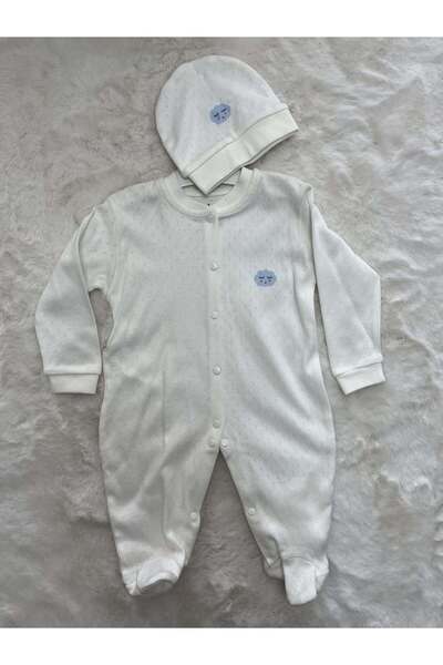 Eda Baby Transfer Bulutlu Tulum Set