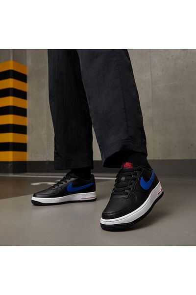 Nike Air Force 1 Next Nature Leather Black Shoes Unisex Black Leather Sneakers