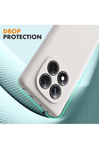 m.tk moveteck Xiaomi Redmi Note 14 Pro 4G Kılıf Kamera Korumalı Yumuşak Renkli Silikon Kapak Silinebilir Mat Hisli