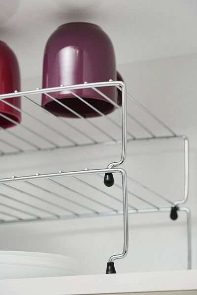 ERD & EMA HOME 31 cm Stainless Chrome Cabinet Shelf Organizer Large Single Product Quality Product Stainless